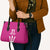 Caribbean Cricket Barbados Custom Leather Bag Strike of the Tridents Pink Fury - Wonder Print Shop