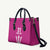 Caribbean Cricket Barbados Custom Leather Bag Strike of the Tridents Pink Fury - Wonder Print Shop