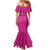 Caribbean Cricket Barbados Custom Mermaid Dress Strike of the Tridents Pink Fury - Wonder Print Shop