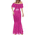 Caribbean Cricket Barbados Custom Mermaid Dress Strike of the Tridents Pink Fury - Wonder Print Shop