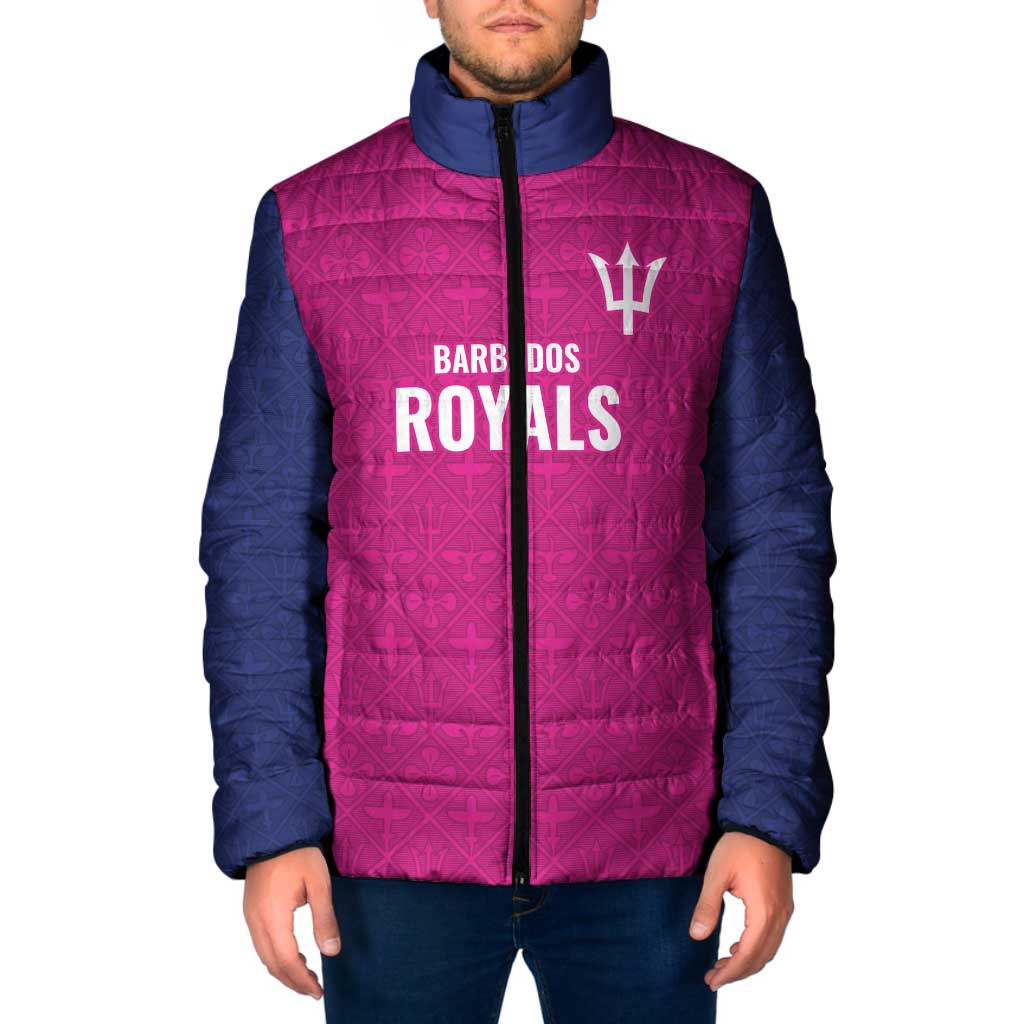 Caribbean Cricket Barbados Custom Padded Jacket Strike of the Tridents Pink Fury - Wonder Print Shop