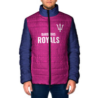 Caribbean Cricket Barbados Custom Padded Jacket Strike of the Tridents Pink Fury - Wonder Print Shop