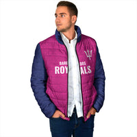 Caribbean Cricket Barbados Custom Padded Jacket Strike of the Tridents Pink Fury - Wonder Print Shop