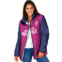 Caribbean Cricket Barbados Custom Padded Jacket Strike of the Tridents Pink Fury - Wonder Print Shop