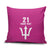 Caribbean Cricket Barbados Custom Pillow Cover Strike of the Tridents Pink Fury - Wonder Print Shop