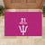 Caribbean Cricket Barbados Custom Rubber Doormat Strike of the Tridents Pink Fury - Wonder Print Shop