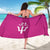 Caribbean Cricket Barbados Custom Sarong Strike of the Tridents Pink Fury - Wonder Print Shop