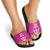 Caribbean Cricket Barbados Custom Slide Sandals Strike of the Tridents Pink Fury - Wonder Print Shop