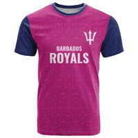 Caribbean Cricket Barbados Custom T Shirt Strike of the Tridents Pink Fury - Wonder Print Shop