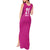 Caribbean Cricket Barbados Custom Tank Maxi Dress Strike of the Tridents Pink Fury - Wonder Print Shop