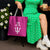 Caribbean Cricket Barbados Custom Tote Bag Strike of the Tridents Pink Fury - Wonder Print Shop