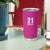Caribbean Cricket Barbados Custom Tumbler Cup Strike of the Tridents Pink Fury - Wonder Print Shop