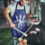 Caribbean Cricket Barbados Custom Apron Trident Champion’s Wave - Wonder Print Shop