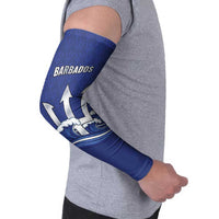 Caribbean Cricket Barbados Custom Arm Sleeves Trident Champion’s Wave - Wonder Print Shop