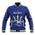 Caribbean Cricket Barbados Custom Baseball Jacket Trident Champion’s Wave - Wonder Print Shop