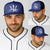 Caribbean Cricket Barbados Custom Baseball Net Cap Trident Champion’s Wave - Wonder Print Shop