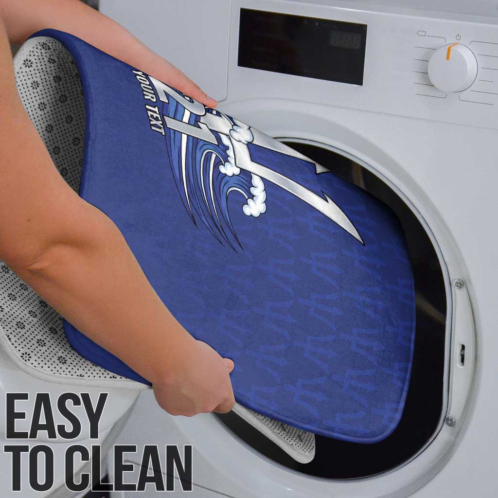 Caribbean Cricket Barbados Custom Bathroom Set Trident Champion’s Wave - Wonder Print Shop