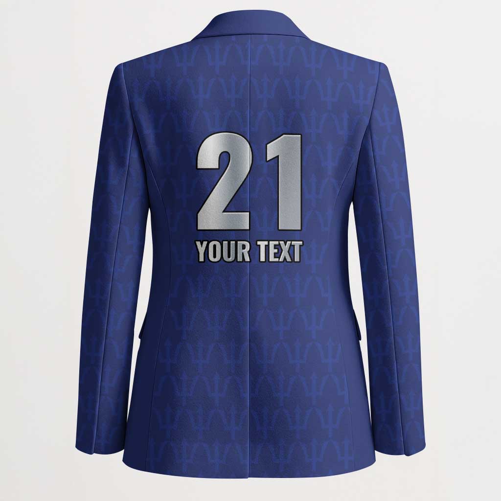Caribbean Cricket Barbados Custom Blazer Trident Champion’s Wave - Wonder Print Shop