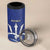 Caribbean Cricket Barbados Custom 4 in 1 Can Cooler Tumbler Trident Champion’s Wave - Wonder Print Shop