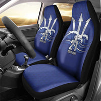 Caribbean Cricket Barbados Custom Car Seat Cover Trident Champion’s Wave - Wonder Print Shop