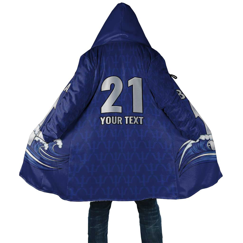 Caribbean Cricket Barbados Custom Cloak Trident Champion’s Wave - Wonder Print Shop