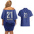 Caribbean Cricket Barbados Custom Couples Matching Off Shoulder Short Dress and Hawaiian Shirt Trident Champion’s Wave - Wonder Print Shop