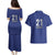 Caribbean Cricket Barbados Custom Couples Matching Puletasi and Hawaiian Shirt Trident Champion’s Wave - Wonder Print Shop