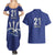Caribbean Cricket Barbados Custom Couples Matching Summer Maxi Dress and Hawaiian Shirt Trident Champion’s Wave - Wonder Print Shop