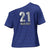 Caribbean Cricket Barbados Custom Cross Shoulder Shirt Trident Champion’s Wave - Wonder Print Shop