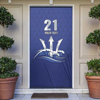 Caribbean Cricket Barbados Custom Door Cover Trident Champion’s Wave - Wonder Print Shop