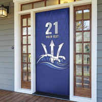 Caribbean Cricket Barbados Custom Door Cover Trident Champion’s Wave - Wonder Print Shop