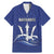 Caribbean Cricket Barbados Custom Family Matching Mermaid Dress and Hawaiian Shirt Trident Champion’s Wave - Wonder Print Shop