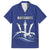 Caribbean Cricket Barbados Custom Family Matching Off Shoulder Maxi Dress and Hawaiian Shirt Trident Champion’s Wave - Wonder Print Shop