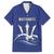 Caribbean Cricket Barbados Custom Family Matching Short Sleeve Bodycon Dress and Hawaiian Shirt Trident Champion’s Wave - Wonder Print Shop