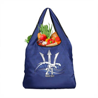 Caribbean Cricket Barbados Custom Grocery Bag Trident Champion’s Wave - Wonder Print Shop