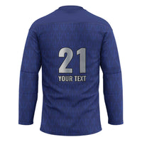 Caribbean Cricket Barbados Custom Hockey Jersey Trident Champion’s Wave - Wonder Print Shop