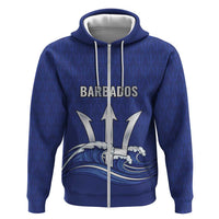 Caribbean Cricket Barbados Custom Hoodie Trident Champion’s Wave - Wonder Print Shop
