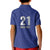 Caribbean Cricket Barbados Custom Kid Polo Shirt Trident Champion’s Wave - Wonder Print Shop