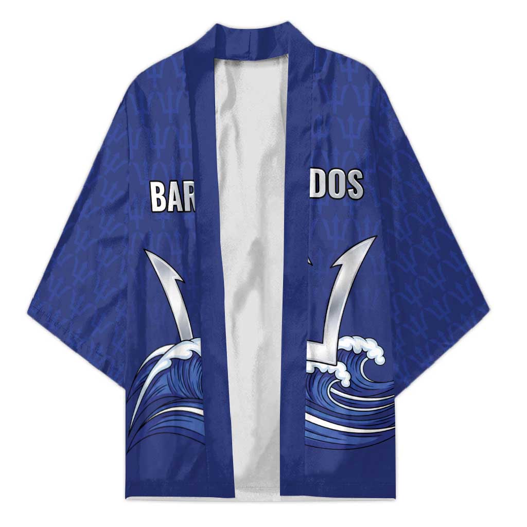 Caribbean Cricket Barbados Custom Kimono Trident Champion’s Wave - Wonder Print Shop