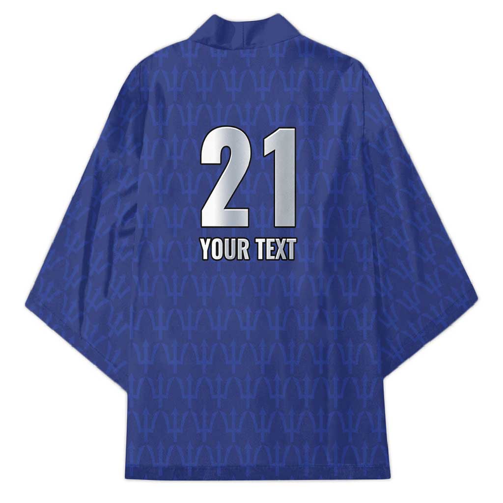 Caribbean Cricket Barbados Custom Kimono Trident Champion’s Wave - Wonder Print Shop