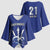 Caribbean Cricket Barbados Custom Kimono Sleeve Blouse Trident Champion’s Wave - Wonder Print Shop