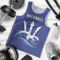 Caribbean Cricket Barbados Custom Men Tank Top Trident Champion’s Wave - Wonder Print Shop