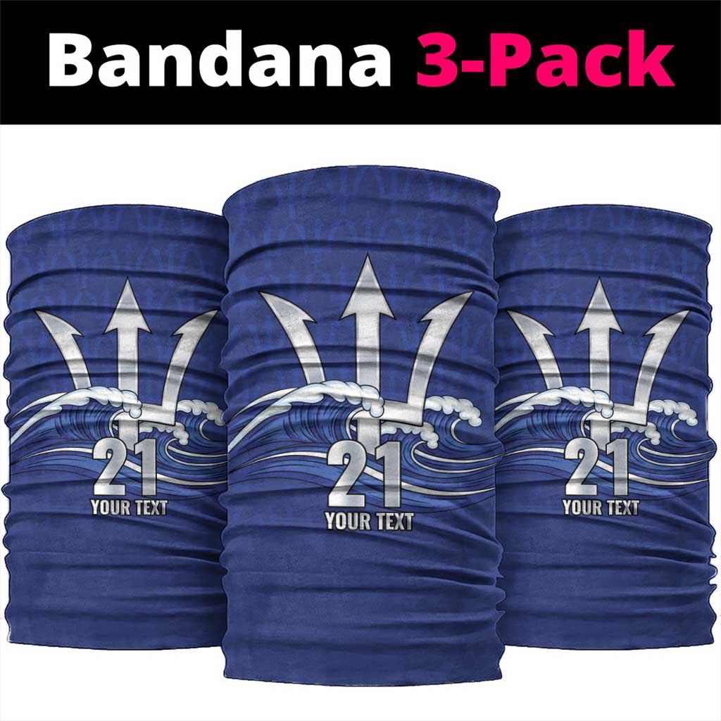 Caribbean Cricket Barbados Custom Neck Gaiter Trident Champions Wave LT9