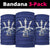 Caribbean Cricket Barbados Custom Neck Gaiter Trident Champions Wave LT9
