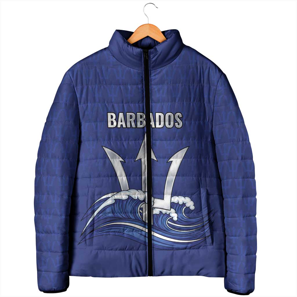 Caribbean Cricket Barbados Custom Padded Jacket Trident Champion’s Wave - Wonder Print Shop