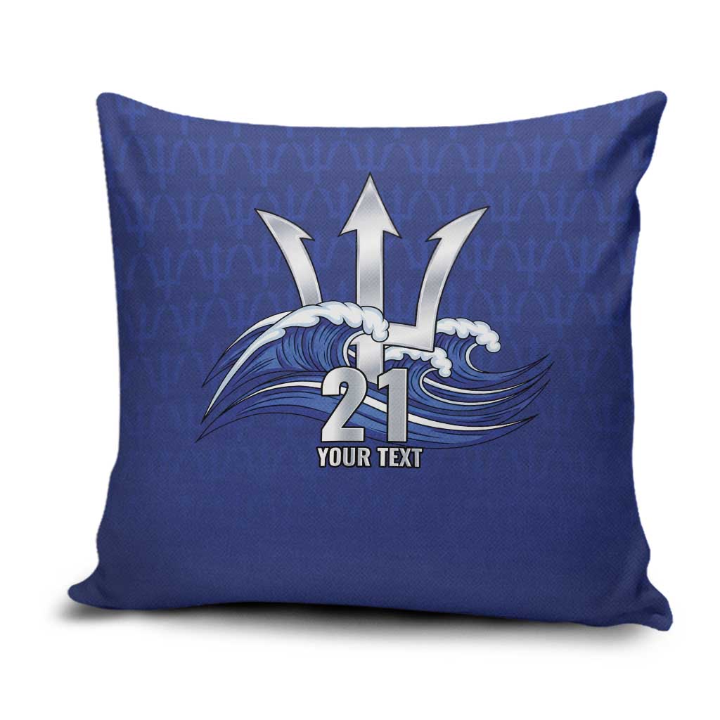 Caribbean Cricket Barbados Custom Pillow Cover Trident Champion’s Wave - Wonder Print Shop