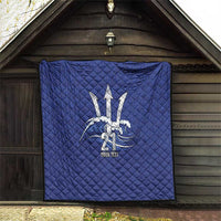 Caribbean Cricket Barbados Custom Quilt Trident Champion’s Wave - Wonder Print Shop