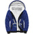 Caribbean Cricket Barbados Custom Sherpa Hoodie Trident Champion’s Wave - Wonder Print Shop