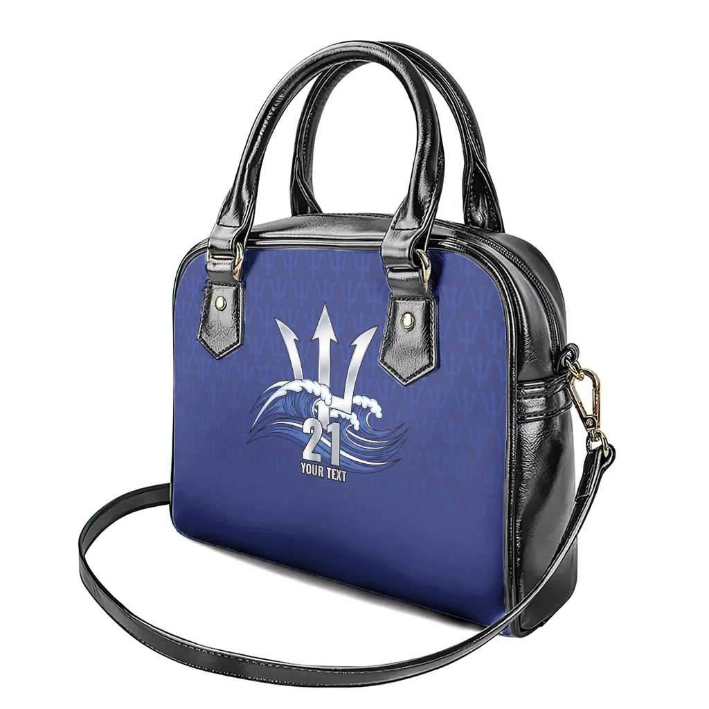 Caribbean Cricket Barbados Custom Shoulder Handbag Trident Champion’s Wave - Wonder Print Shop