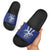 Caribbean Cricket Barbados Custom Slide Sandals Trident Champion’s Wave - Wonder Print Shop